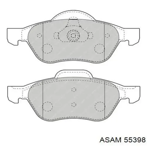 Pastillas de freno delanteras Renault Laguna 2 BG0, BG1