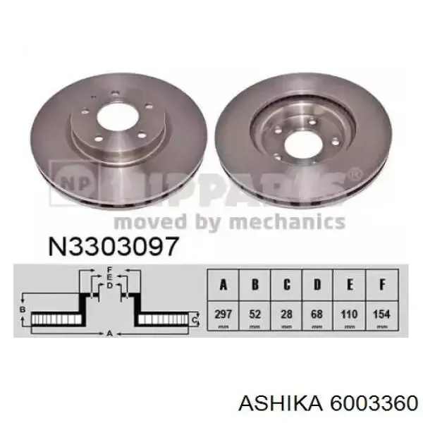 Freno de disco delantero Mazda CX-5 1 KE, GH