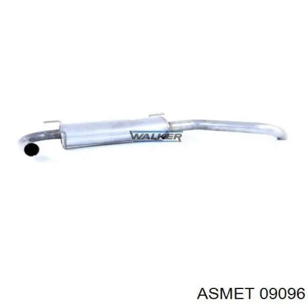 Silenciador trasero 09096 Asmet