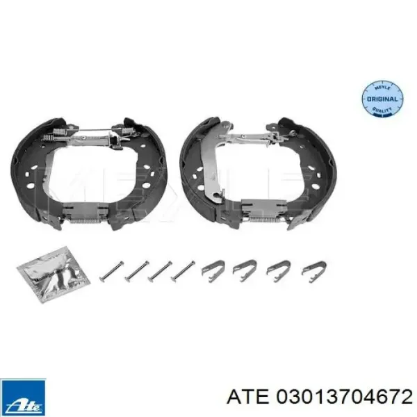 Zapatas de freno 03013704672 ATE