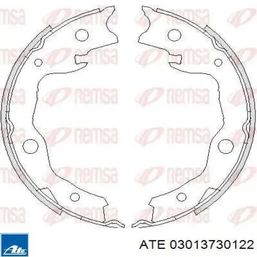 Juego de zapatas de frenos, freno de estacionamiento Nissan Qashqai 1 J10