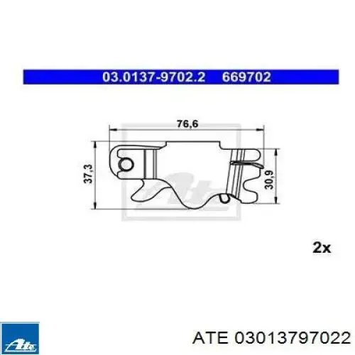 Kit reparación, palanca freno detención (pinza freno) BMW 1 F20