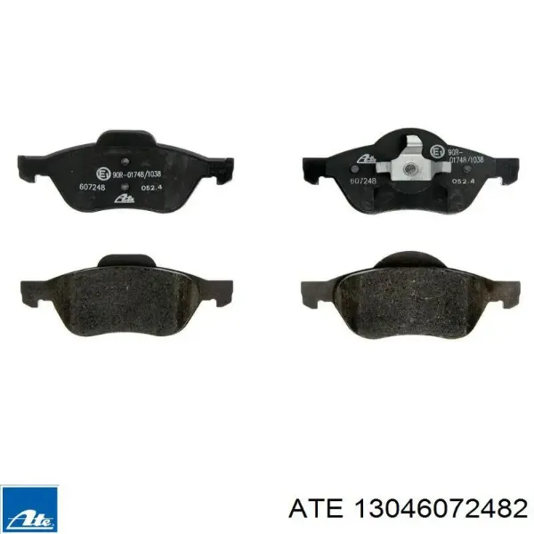 Pastillas de freno delanteras Renault Laguna 2 BG0, BG1