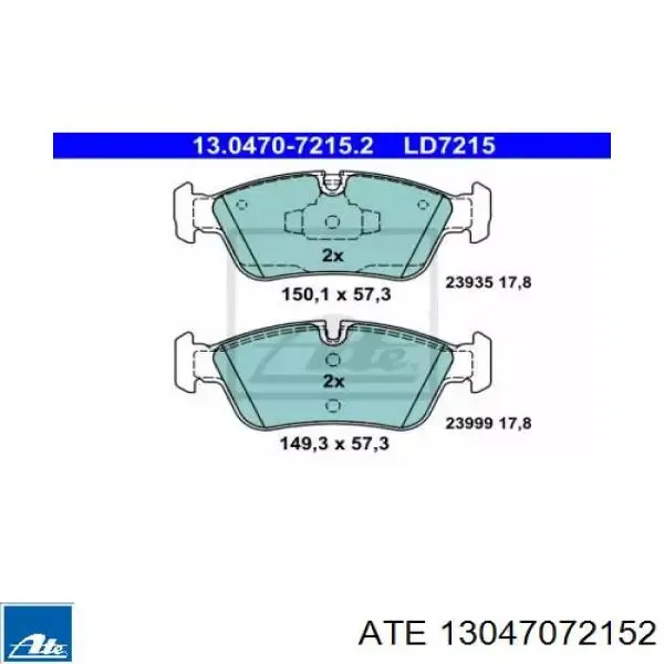 Pastillas de freno delanteras BMW 1 E81, E87