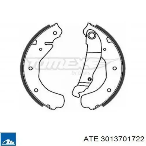 Juego de zapatas de frenos, freno de estacionamiento Opel Astra 51, 52, F35, M35