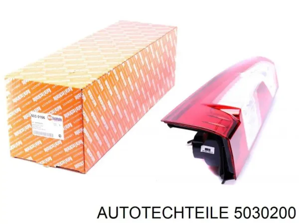 Cristal de luz trasera 5030200 Autotechteile