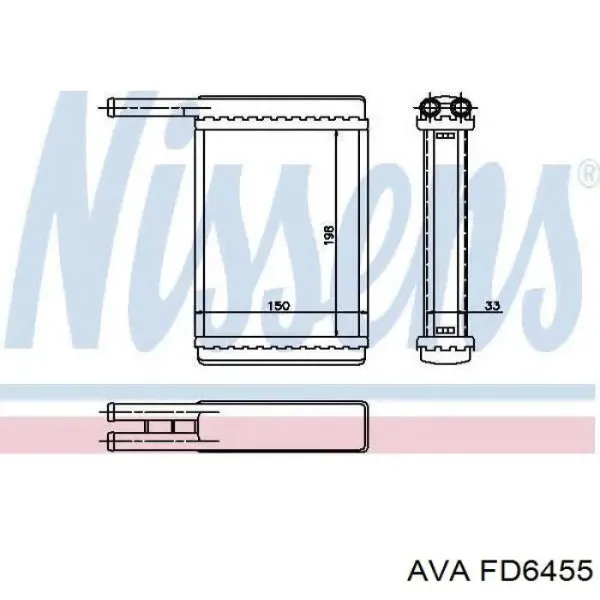 Radiador de calefacción Ford Fiesta CB1