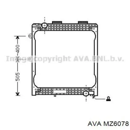Radiador calefacción Mazda 323 II 3 dr