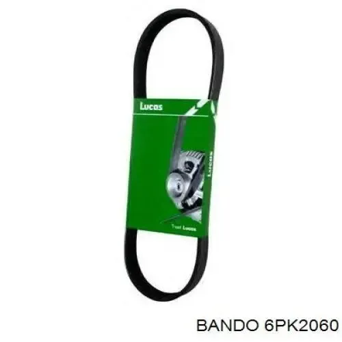 Correa de alternador 6PK2060 Bando