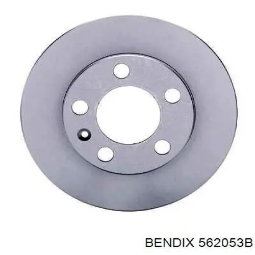 Disco de freno trasero 562053B Jurid/Bendix