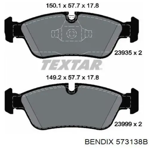 Pastillas de freno delanteras BMW 1 E81, E87