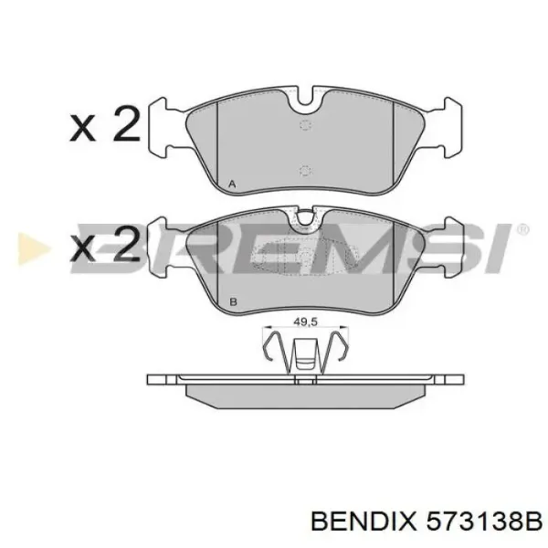 Pastillas de freno delanteras BMW 1 E81, E87