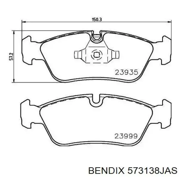 Pastillas de freno delanteras BMW 1 E81, E87