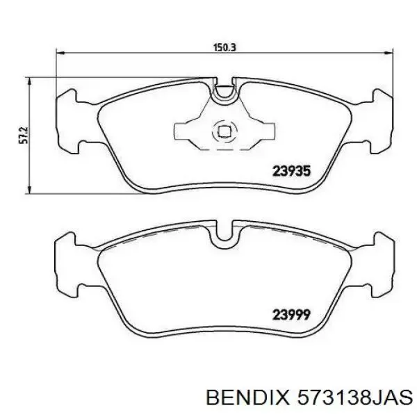 Pastillas de freno delanteras BMW 1 E81, E87