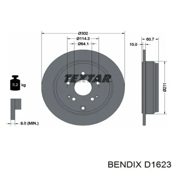 Pastillas de freno delanteras Mazda CX-5 1 KE, GH