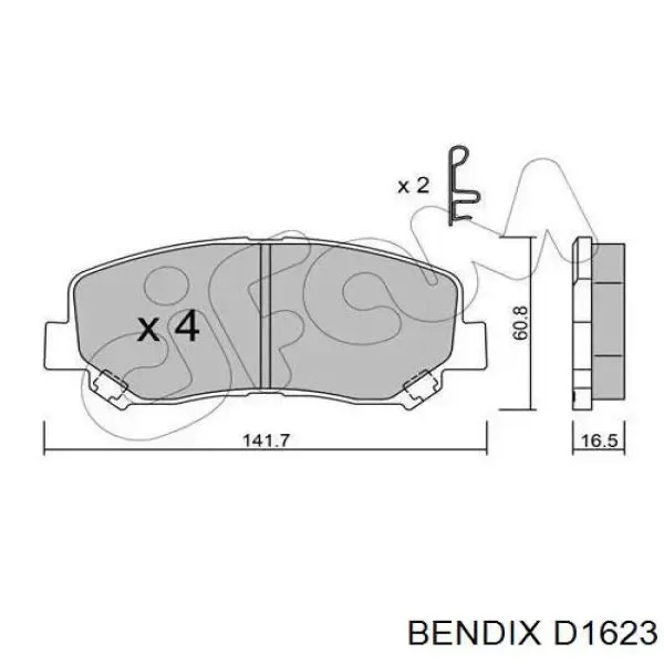 Pastillas de freno delanteras Mazda CX-5 1 KE, GH