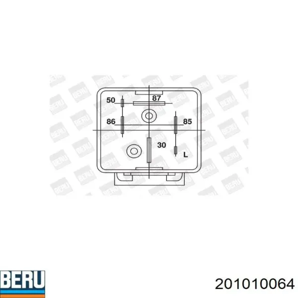 Relé de bujía de precalentamiento Opel Vectra 86, 87