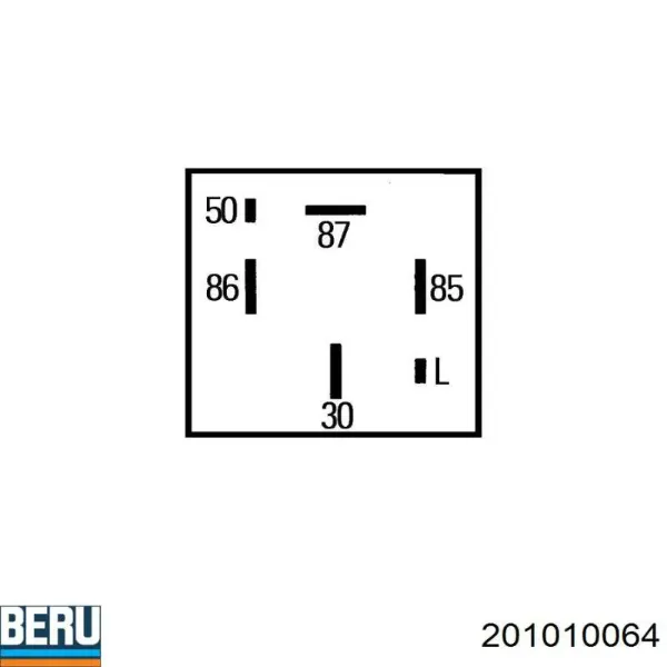 Relé de bujía de precalentamiento Opel Vectra 86, 87