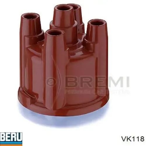 Tapa de distribuidor de encendido VK118 Beru