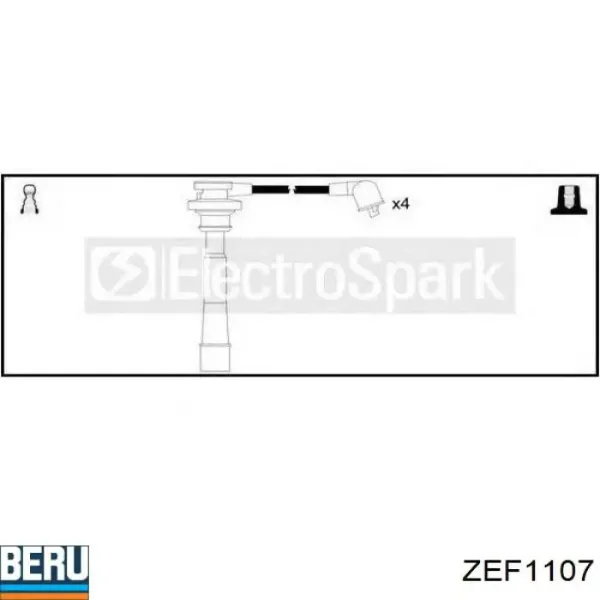 Cables de bujías ZEF1107 Beru