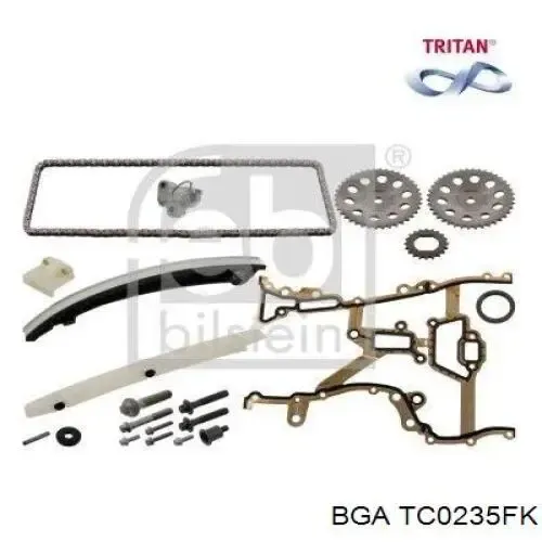 Kit de cadena de distribución TC0235FK BGA