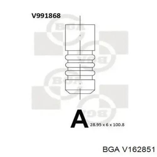Válvula escape V162851 BGA