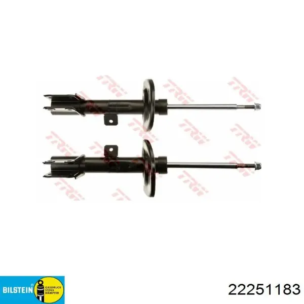Amortiguador 1628564680 Peugeot/Citroen