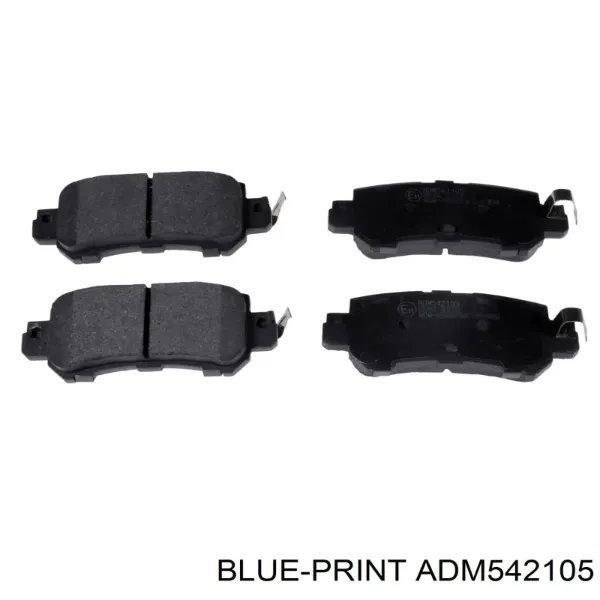 ADM542105 Blue Print Pastillas traseras