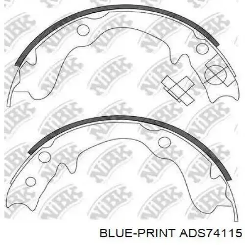 Juego de zapatas de frenos, freno de estacionamiento Subaru Legacy 2 BD, BG