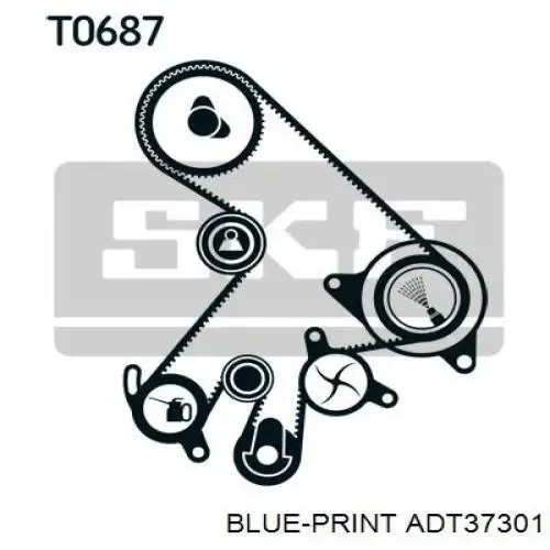 Kit de distribución 530026910 LUK