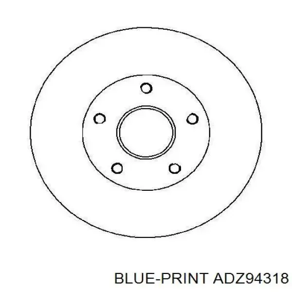 Disco de freno trasero Renault Trafic 2 FL