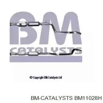 Filtro de partículas BM11028H BM Catalysts