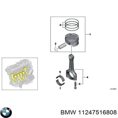 Tornillo de biela BMW 11247516808