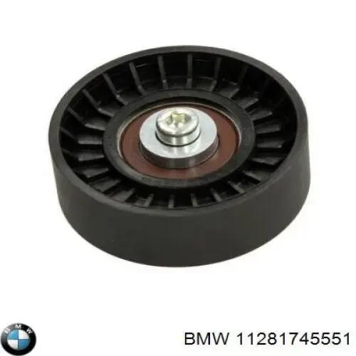 Polea tensora correa poli V 11281745551 BMW