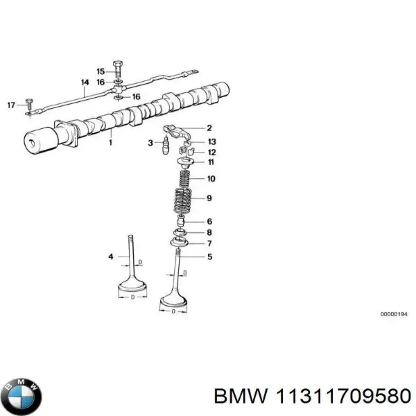 Árbol de levas BMW 3 E30