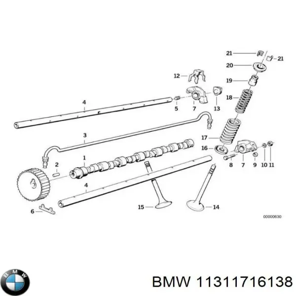 Árbol de levas BMW 5 E28