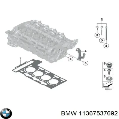 Válvula de alivio de presión de culata BMW 11367537692