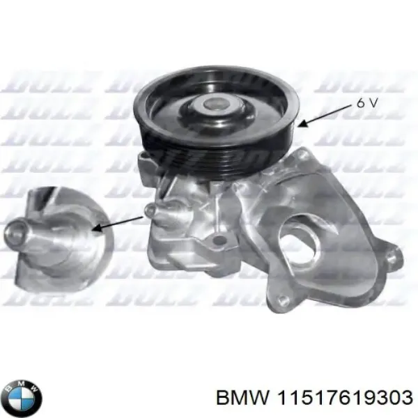 Bomba de agua 11517619303 BMW