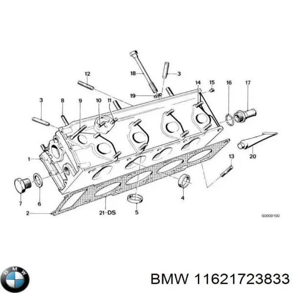 Junta de colector de escape BMW 3 E21