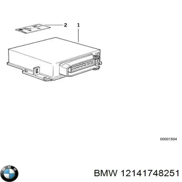 ECU BMW 7 E32