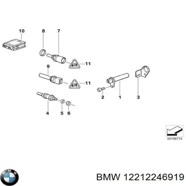 Relé de bujía de precalentamiento BMW 5 E39