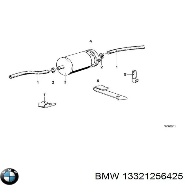 Filtro combustible BMW 3 E21