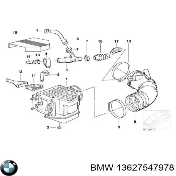 Caudalímetro 0986280009 Bosch