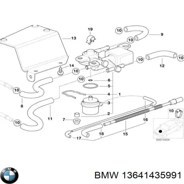 Inyector 13641435991 BMW