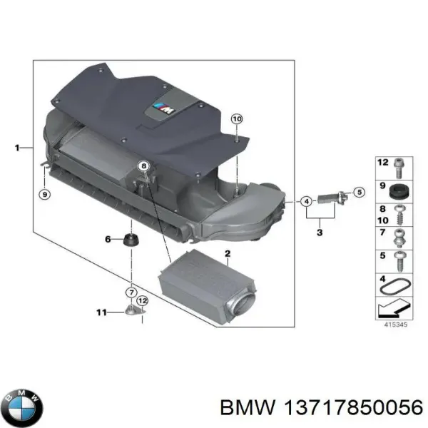 Filtro de aire 13717850056 BMW