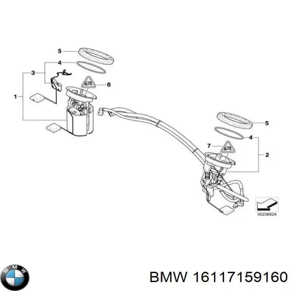 Aforador de combustible 6763888 BMW