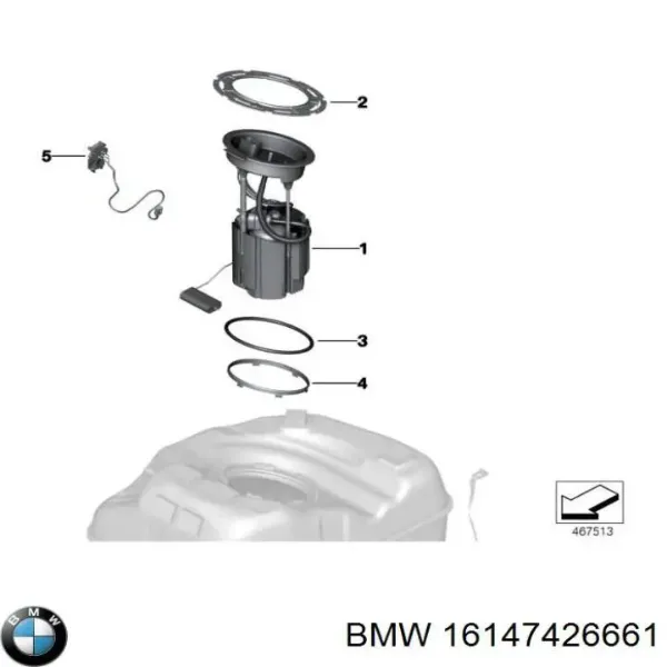 Aforador 16147426661 BMW