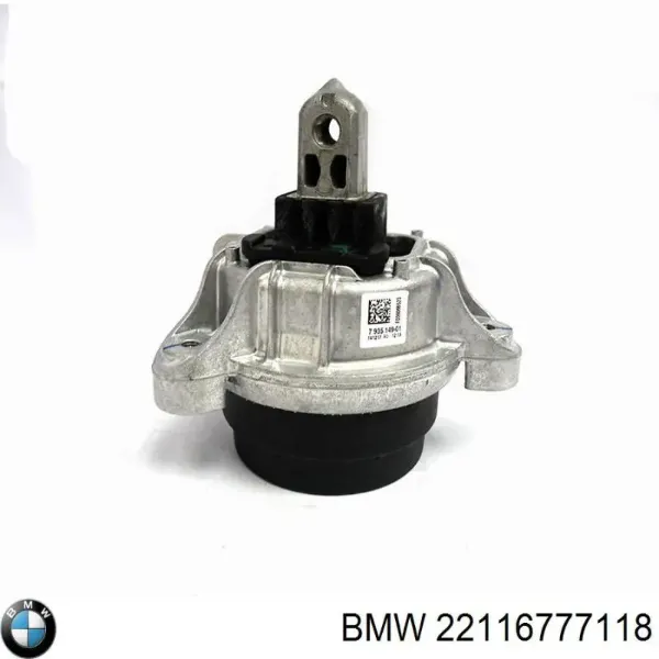 Soporte izquierdo del motor 22116777118 BMW