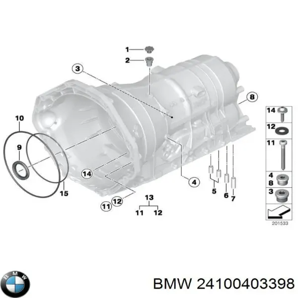 Kit de reparación de caja de cambios automática 0734317370 ZF Parts
