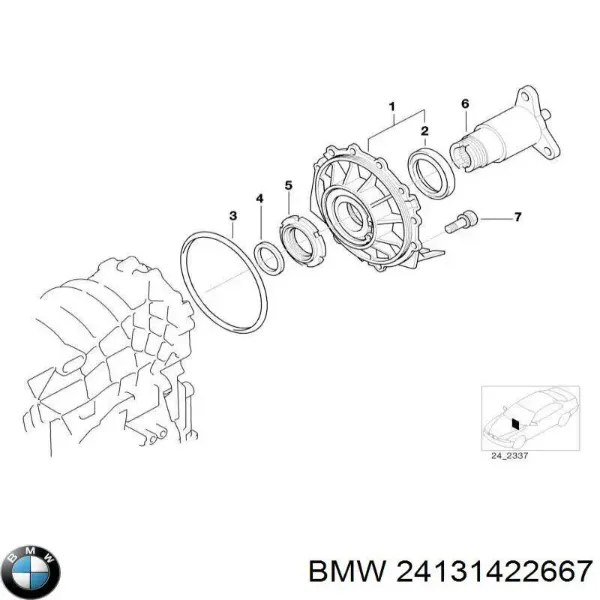 Retén del eje secundario de la transmisión 0750111243 ZF Parts
